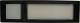 Legrand built-in button black 3N (Seko bticino) 21x75mm