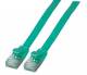 Patchkabel RJ45, CAT6A 500Mhz, 5m, grün, U/FTP,flach,