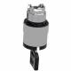 Schneider Electric ZB4BG0F046 Schneider Schlüsselschalter Nr.F046 3St. 45° rast. D22mm Metall
