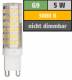 LED-Stiftsockellampe McShine, G9, 5W, 520lm, 3000K, warmweiß