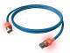 ZVK EasyLan copper patch cable Cat6A LED Cat 6A shielded blue 7.5m CS1OBADAD0075