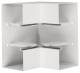 Hager BRS10021049016 Inner corner from basic profile to BRS 100x210mm