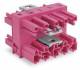 WAGO 770-1746/080-000 3-fach-Verteiler 5p Kodierung B 1 Eingang 3 Ausgänge pink