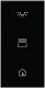 Jung LS 50 NA TX SW-L Abdeckung in Tastenfarbe F50 Serie LS schwarz
