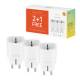 Avanca International BV HBPP-0201 Hombli smarte Steckdose EU, weiß, 2+1 Promo Pack