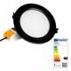 Synergy 21 LED Panel Rund 9W RGB-WW mit Funk und WLAN schwarz *Milight/Miboxer*
