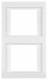 Berker 13237009 frame 2 times 1323 70 09, K.1 polar white vertical
