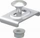 OBO Bettermann 6017045 OBO GKT 38 A2 clamping piece V2A for divider mounting 