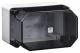Rittal 9522100 PK Polycarbonate enclosure, WHD: 254x180x165 mm, fibreglass-reinforced polycarbonate, without knockouts, with transparent cover