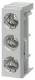 Siemens 5SF6220 DIAZED SR60 rider socket 3P, 500V for 5 / 10mm busbars 