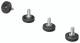 Rittal 7507740 DK Levelling feet, M10x20 mm, For Flatbox,