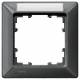 Siemens 5TG25517 5TG2551-7 DELTA line, carbon-metal, 1-gang, 80x80mm 5TG2551-7