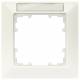 Siemens 5TG25511 1x frame , 80mm titanium white DEL