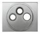 Legrand 771389 LEG cover TV 3-hole Hirschm Galea soft aluminium