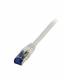 Patch cable RJ45, CAT6A 500Mhz, 1.0m, gray, S-STP(S/FTP), TPE(Superflex), AWG26, Synergy 21