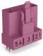 WAGO 890-895 Stecker pink pink