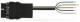 WAGO 771-8995/218-601 connecting cable plug open cable end 5p sw