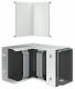 Hager FWKP10015049016 Internal corner FWK-Plus 100x150 mm white powder-coated