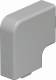 OBO Bettermann 6158609 Flat angle cover WDK / HF 15040, 15x40mm for WDK trunking gray