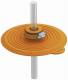 OBO Bettermann 2360041 DW RD10 sealing collar f.Rundleiter, 10mm Pastel orange 2003 TPE 