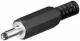 Goobay 11112 DC Stecker mit Knickschutz - Bohrung 1,3 x 3,4 mm