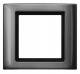 Merten 400114 1x frame , aqua design anthracite