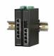 Industrieller Fast-Ethernet-Switch von Microsens, 4x 10/100Base-TX, 1x 100Base-FX Multimode 1310nm SC, POE, MS657102PX