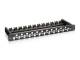 Equip patch panel 24x Cat6A 48,3 cm ( 19 inch ) UTP 1U keystone mounting sw