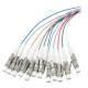 LWL-Pigtail-LC 50/125u,2mtr. OM4, 12-Pack, farbig