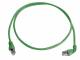 Telegärtner 100008850 TEGA patch cable S/FTP Cat.6a (ISO/IEC) 7.5m MP8 FS500 LSZH 1x90° green