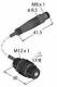 Turck S12-2APRL-Q3 Opto Sensor, through-beam sensor 3087417