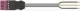 WAGO 771-9993/205-607 Anschlussleitung Stecker offenes Leitungsende 3p pink
