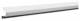 Hager BKIS1213019016 side profile steel 12.5x130/230mm traffic white