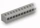WAGO 235-453 2-wire terminal strip for circuit boards 0.25-0.75 sqmm gray