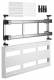 Hager UD23B1 Baustein universN 300x750mm 6x12PLE