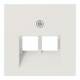 Jung A569-2BFPLUA A 569-2 BFPLUA cover for IAE / UAE outlet boxes and data outlet