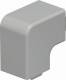 OBO Bettermann 6158641 Flat angle cover WDK / HF 30030, 30x30mm for WDK trunking gray
