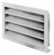 Helios Ventilatoren 111 Helios WSG 50/30 weather protection grille rectangular anodized aluminum 