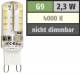 LED-Stiftsockellampe McShine ''Silicia'', G9, 2,3W, 180 lm, weiß
