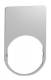 Schneider Electric ZBYM6101 Schneider Schildträger, Metall, für Harmony 22mm, 30x50mm