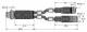 Turck VB-IO-LINK-CLASS-B-POWER-0.3/0.3/ TXL 2-way Y-distributor pcs./coupling. 6629516