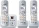 Panasonic 76399 KX-TG6823GS DECT phone, cordless pearlsilver with AB TRIO