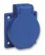 Schneider Electric PKS52B Schneider Schukosteckdose blau 2p+E 10/16A 250V für DE IP54 50x50mm