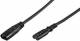 Goobay 97201 Netzkabel 2 m, Schwarz - Gerätestecker C8 > Gerätebuchse C7