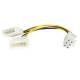 Startech.com LP4PCIEXADAP 6IN LP4 TO 6 PIN PCIE ADAPTER