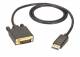 BlackBox EVNDPDVI-0003-MM DisplayPort to DVI Cable, MM, 3-ft. (0.9-m)