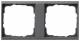 GIRA 1462728 support plate 2-fold anthracite event clear