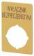 Moeller 167636 EATON M22-XZK1-PL99 Not-Halt Schild,polnisch 