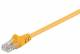 Goobay 68610 CAT 5e Patchkabel, U/UTP, Gelb - CCA Kupfergemisch
