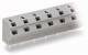 WAGO 254-374 2-Leiter-Klemmenleiste 24pol. grau 2x0,25-0,75qmm RM10/10,16mm